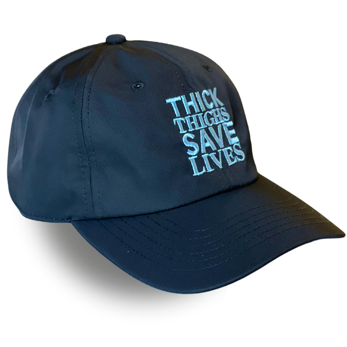 Nylon Dad Hat Black