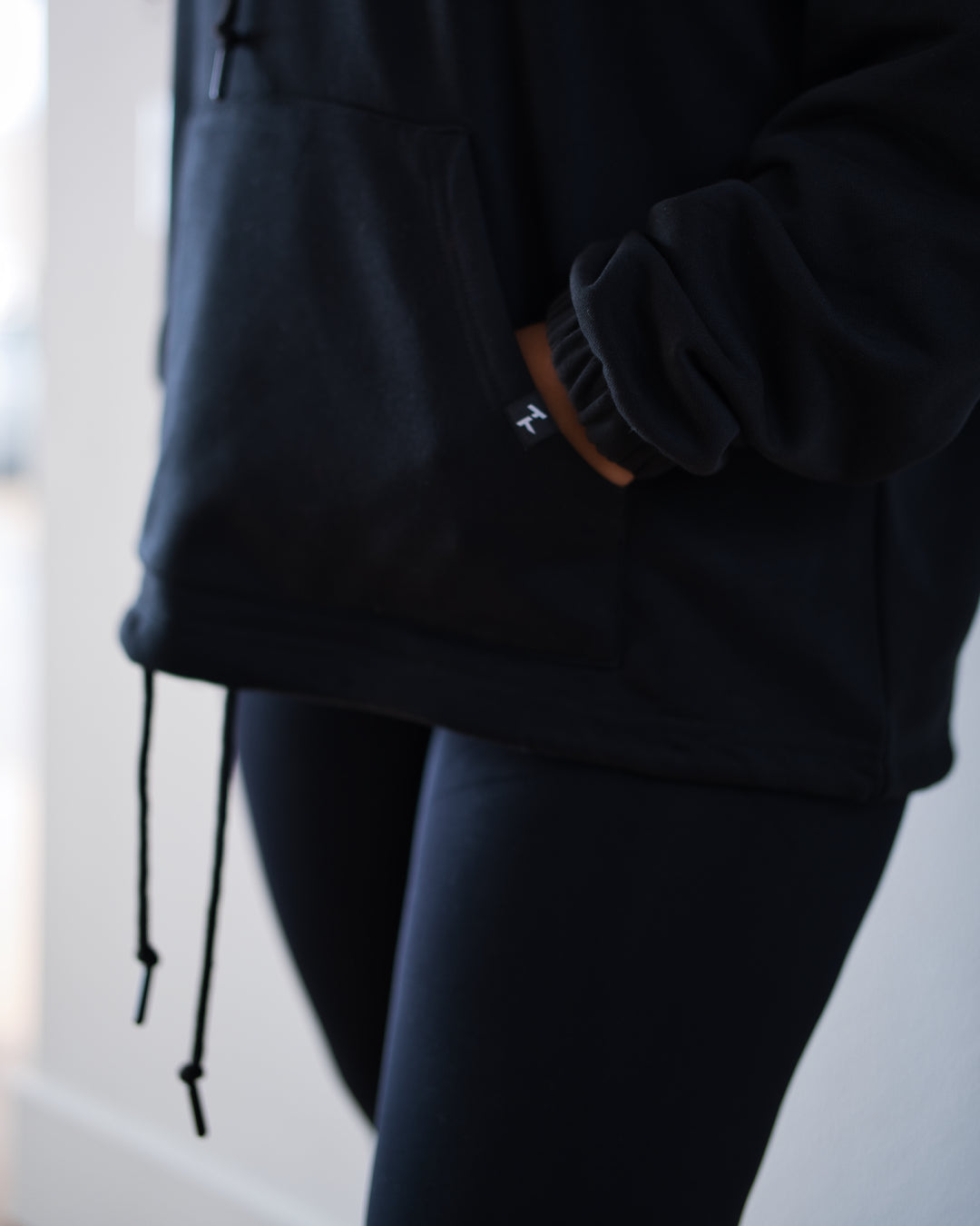 THICK THIGHS SAVE LIVES Embroidered Full Length Hoodie