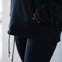 THICK THIGHS SAVE LIVES Embroidered Full Length Hoodie