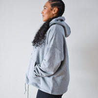 THICK THIGHS SAVE LIVES Embroidered Full Length Hoodie