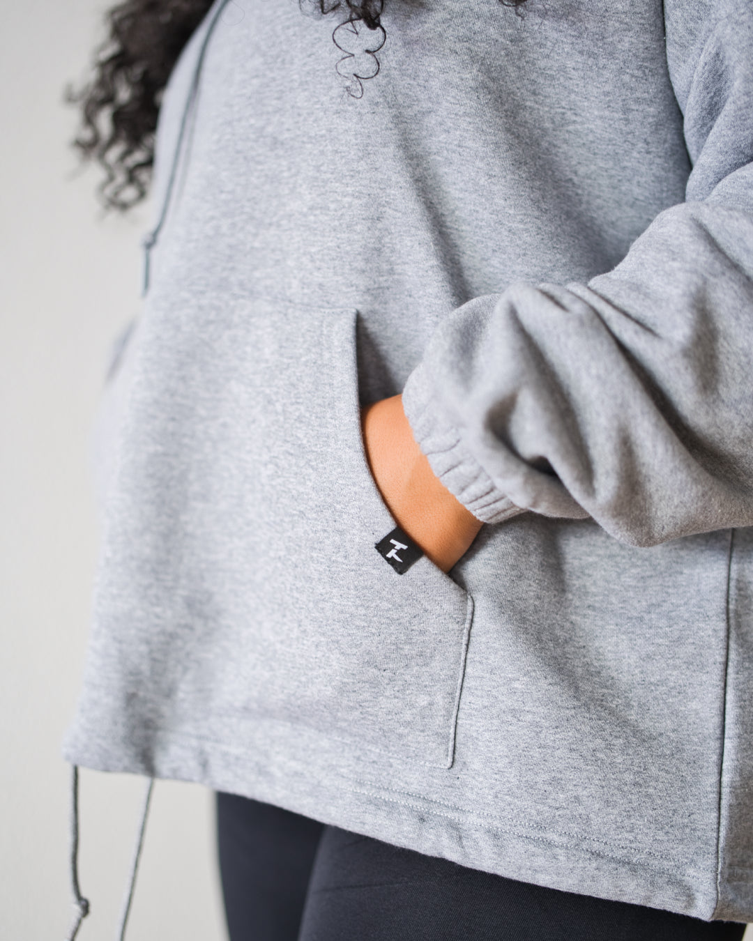 THICK THIGHS SAVE LIVES Embroidered Full Length Hoodie