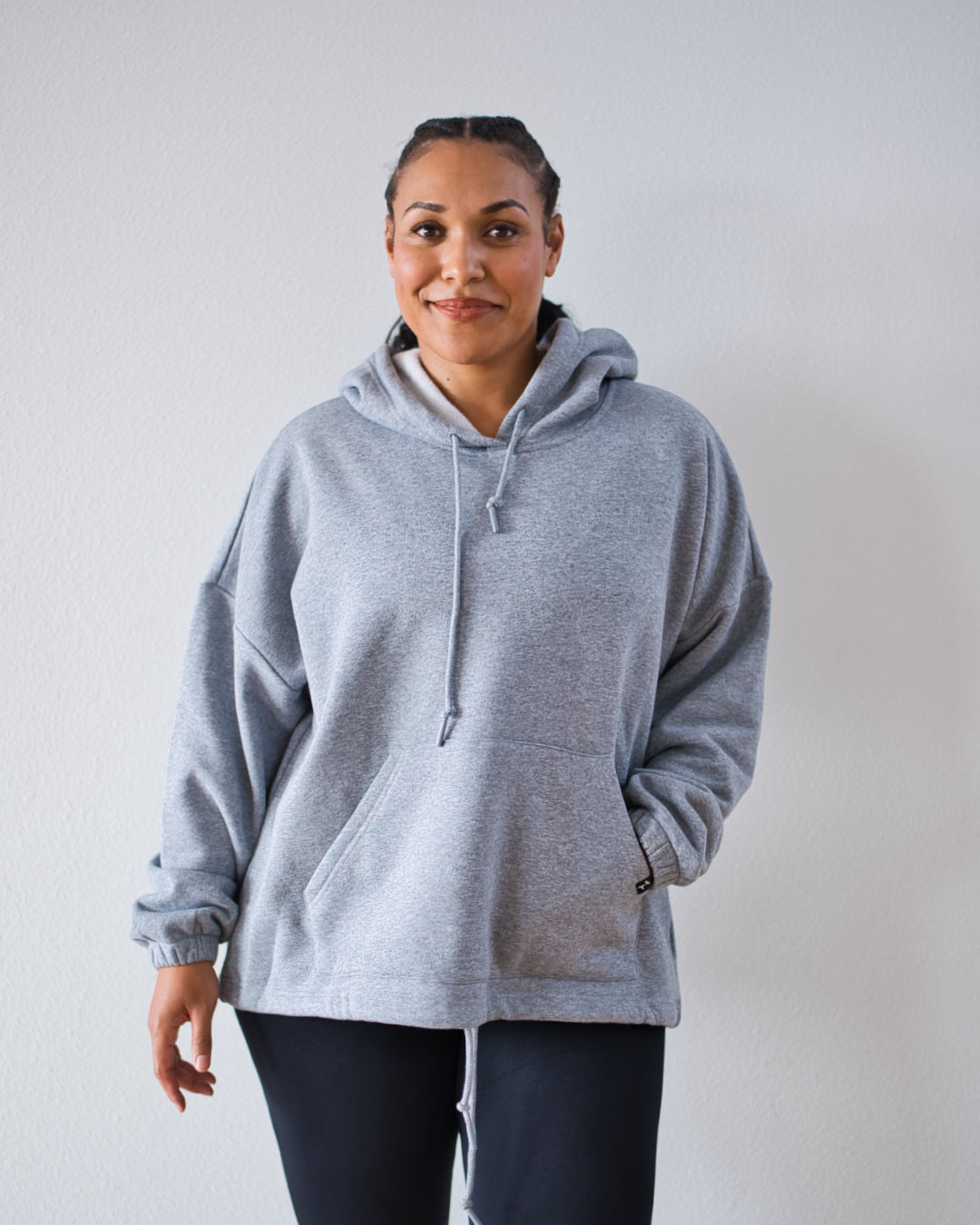 THICK THIGHS SAVE LIVES Embroidered Full Length Hoodie