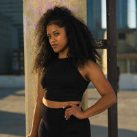 Fitted Basic Tank, Black