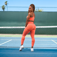 Second Skin Seamless Y-Back Sports Bra Sorbet