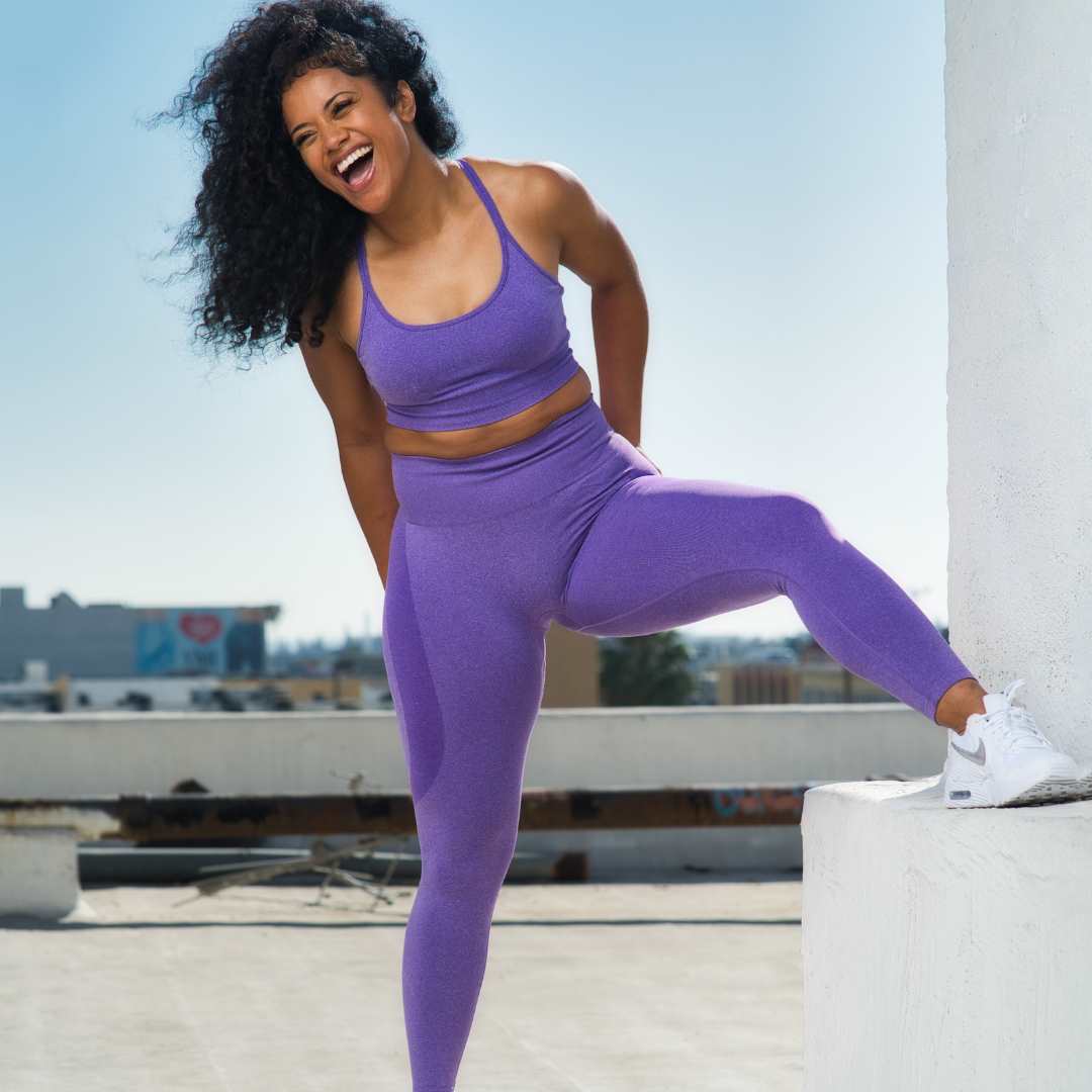 Passion Purple Second Skin Seamless Leggings