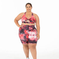 Signature Twist Galaxy Red Sports Bra