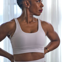 LUX Ribbed, Sandstone Align Sports Bra