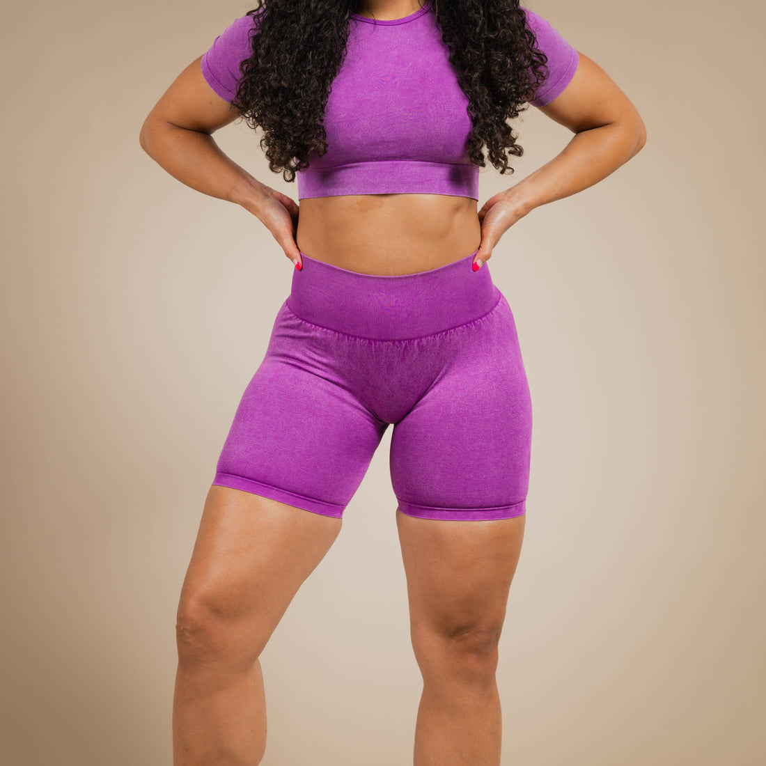The Essentials: Royal Purple Seamless Shorts