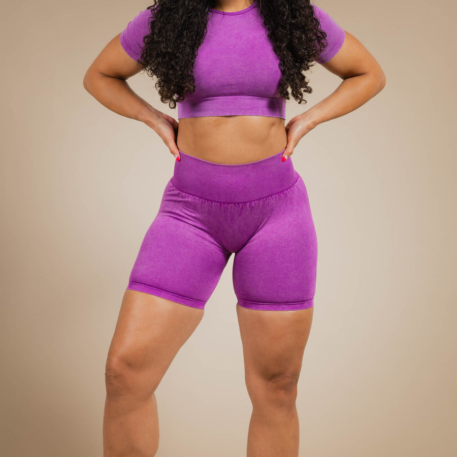 The Essentials: Royal Purple Seamless Shorts