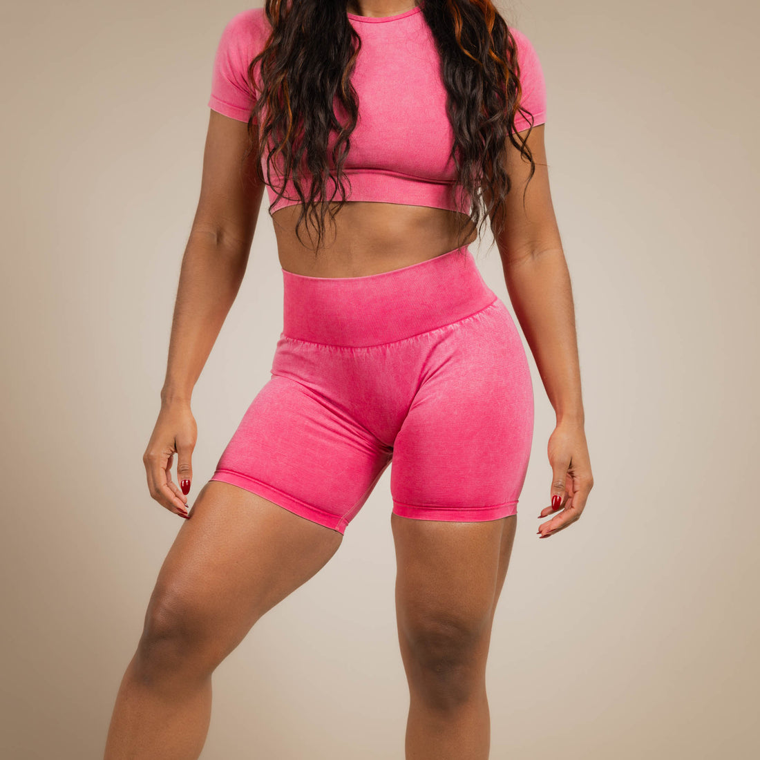 The Essentials: Hot Pink Seamless Shorts