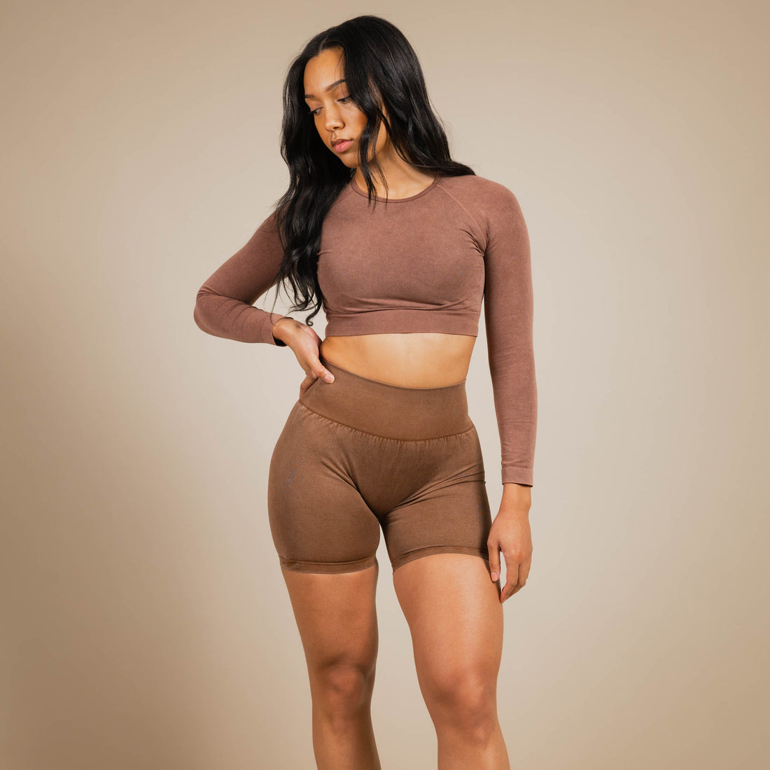 The Essentials: Chocolate Seamless Shorts