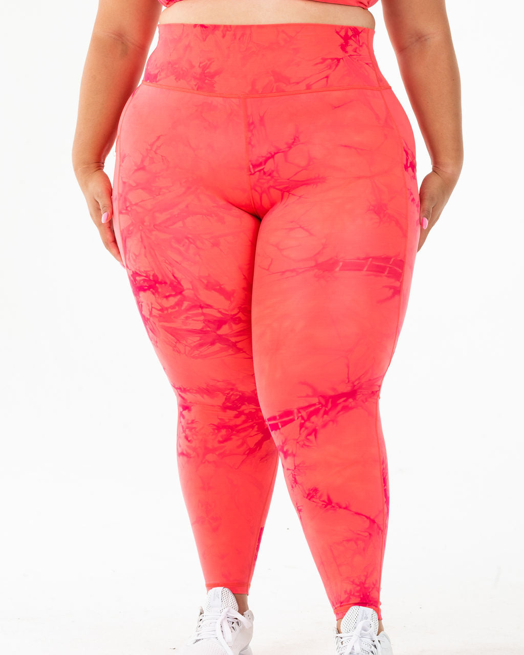 On-The-Move Chili Vein Pocket Leggings