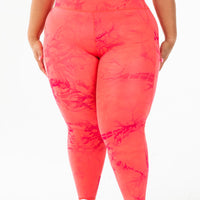 On-The-Move Chili Vein Red Pocket Leggings *FINAL SALE*