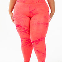 On-The-Move Chili Vein Pocket Leggings