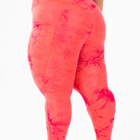 On-The-Move Chili Vein Pocket Leggings